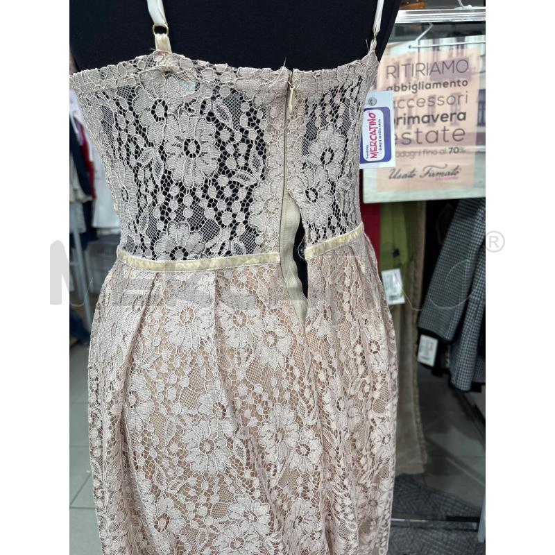 VESTITO DONNA LUNGO MERLETTO LUCY WANG BRETELLINE  | Mercatino dell'Usato Benevento 3