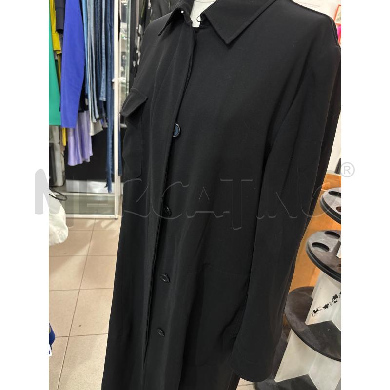 VESTITO DONNA LUNGO NERO MODELLO CAMICIA ALLEGRI | Mercatino dell'Usato Benevento 2