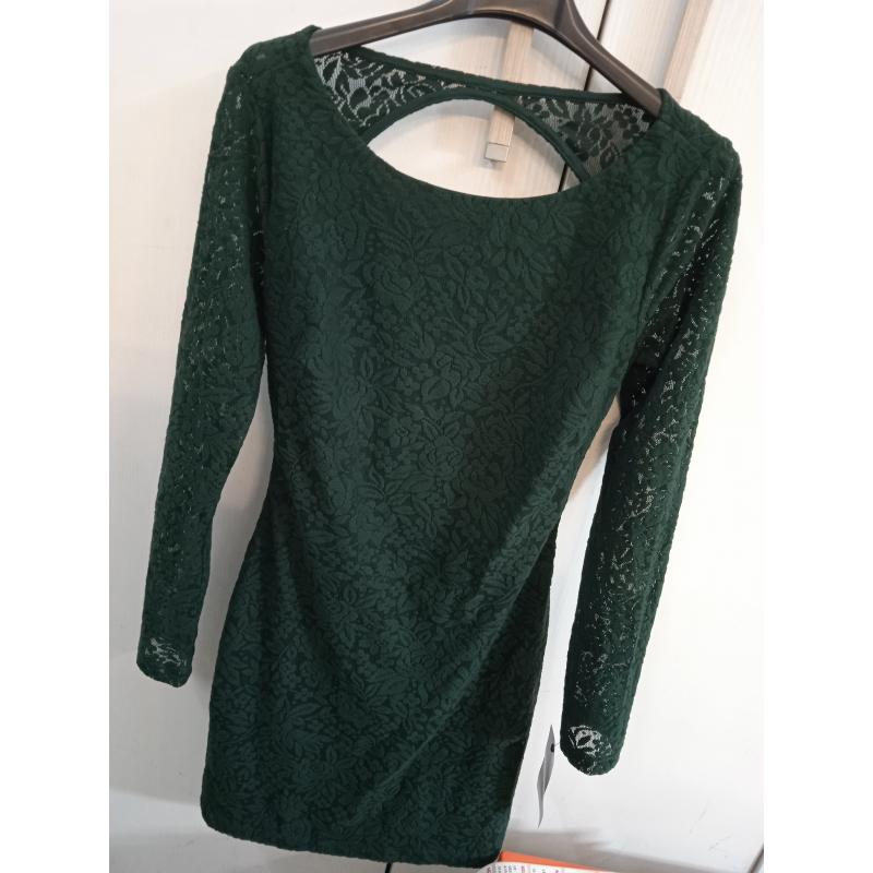 VESTITO DONNA MACRAME VERDE ZARA | Mercatino dell'Usato Benevento
