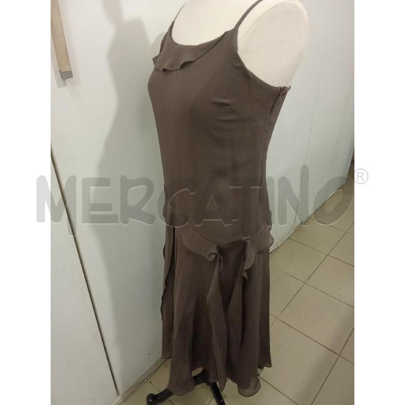 VESTITO DONNA MARRONE VELATO CON BRETELLINE PENNY BLACK | Mercatino dell'Usato Benevento 2