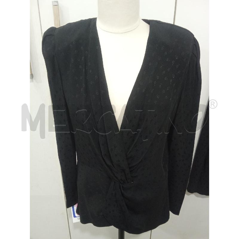 VESTITO DONNA NERO BLUSA+GONNA TRES CHIC MISTO SETA | Mercatino dell'Usato Benevento 2
