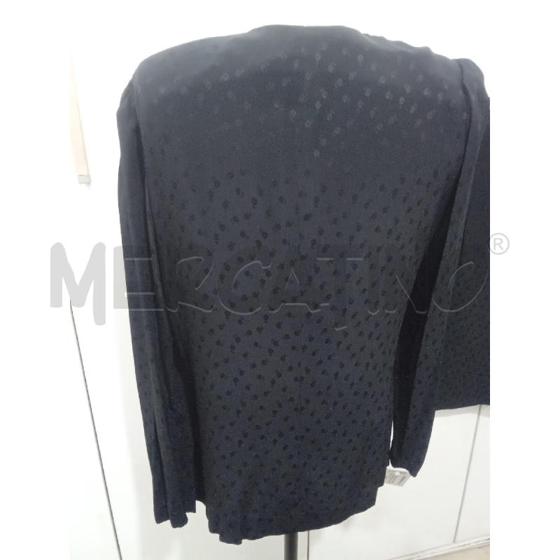 VESTITO DONNA NERO BLUSA+GONNA TRES CHIC MISTO SETA | Mercatino dell'Usato Benevento 3