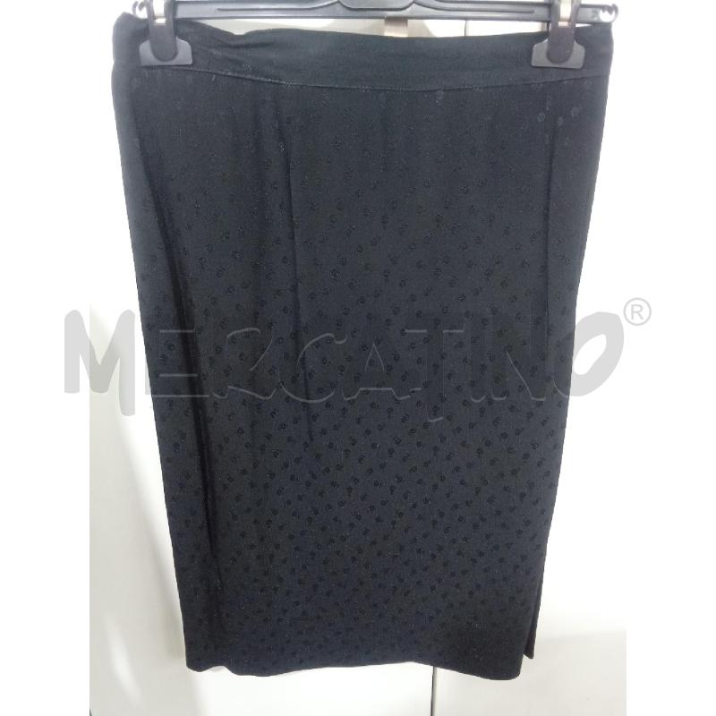 VESTITO DONNA NERO BLUSA+GONNA TRES CHIC MISTO SETA | Mercatino dell'Usato Benevento 4