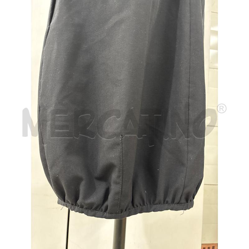 VESTITO DONNA NERO BRETELLE CON BOTTONI | Mercatino dell'Usato Benevento 3