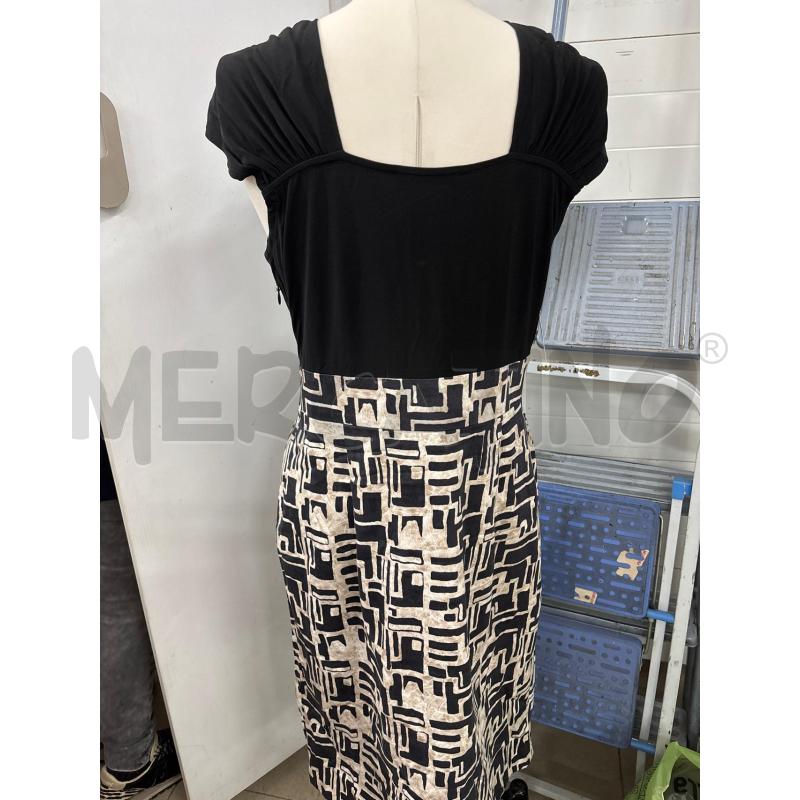 VESTITO DONNA NERO E BEIGE CARACTER | Mercatino dell'Usato Benevento 2