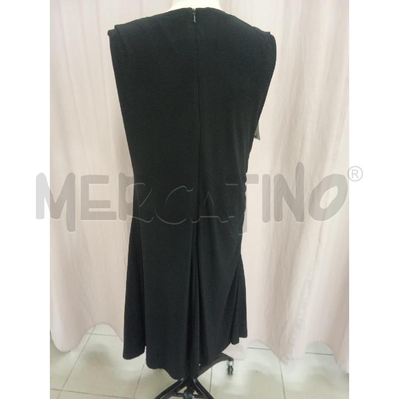 VESTITO DONNA NERO GIROMANICA ARRICCIATURA LATERALE STEFFEN SCHRAUT | Mercatino dell'Usato Benevento 3
