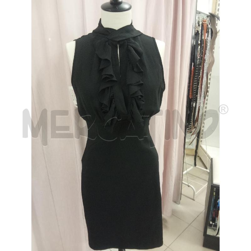 VESTITO DONNA NERO GIRO MANICA ROUGE CARLA RUBEN | Mercatino dell'Usato Benevento 1