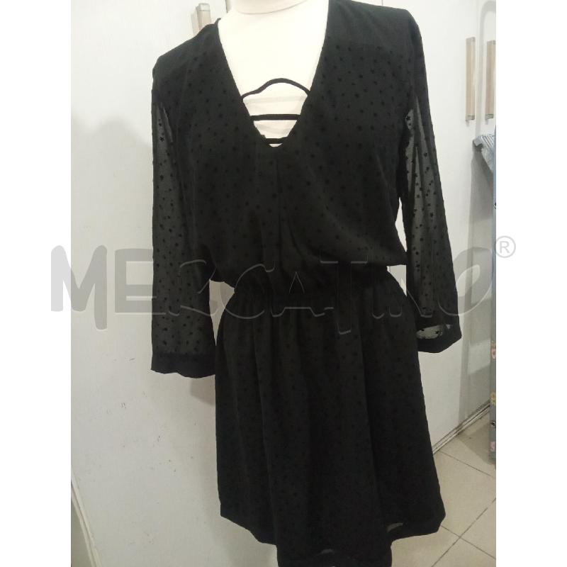 VESTITO DONNA NERO INS. VELO PATRIZIA PEPE | Mercatino dell'Usato Benevento 1