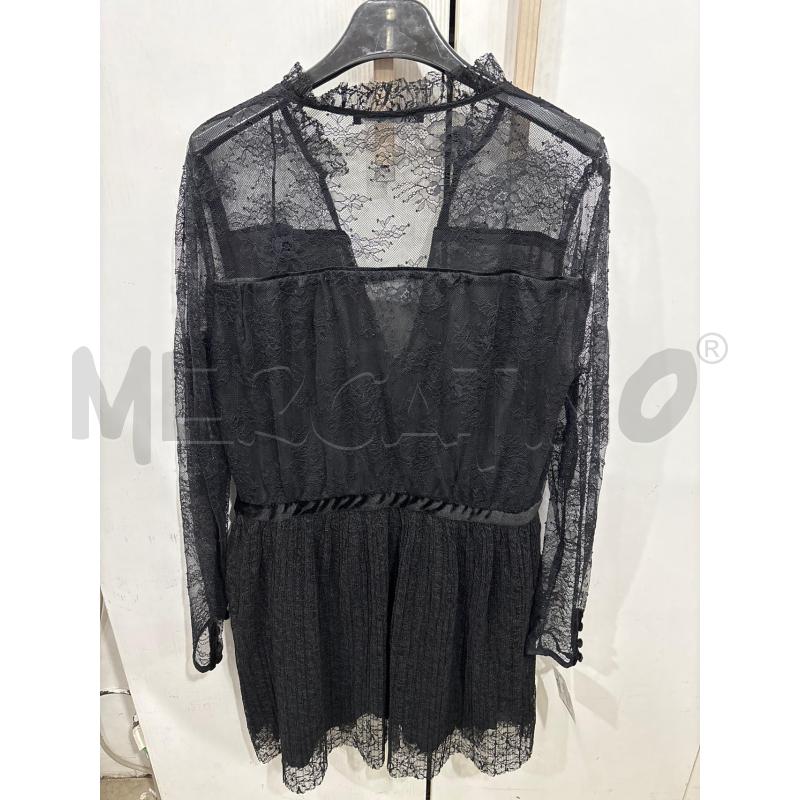 VESTITO DONNA NERO PIZZO ZARA  | Mercatino dell'Usato Benevento 3