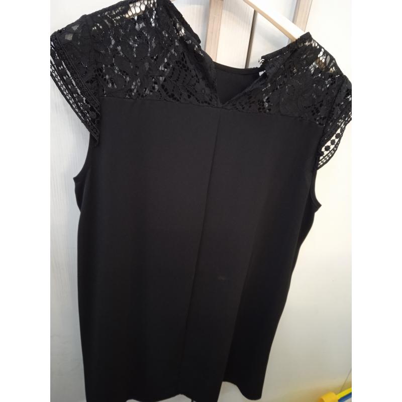 VESTITO DONNA NERO SPALLE MACRAME ZARA | Mercatino dell'Usato Benevento