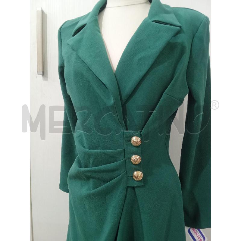 VESTITO DONNA PDK PORTAFOGLIO VERDE CON BOTTONCINI DORATI | Mercatino dell'Usato Benevento 2