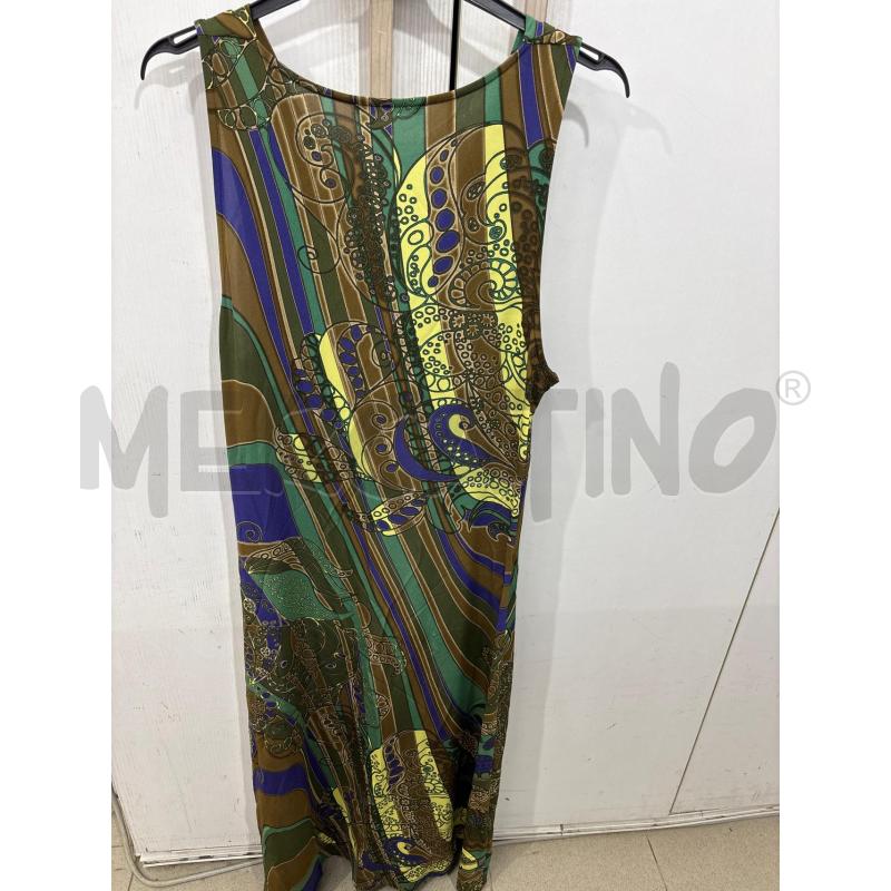 VESTITO DONNA PENNYPULL FANTASIA VERDE MARRONE GIROMANICA | Mercatino dell'Usato Benevento 3