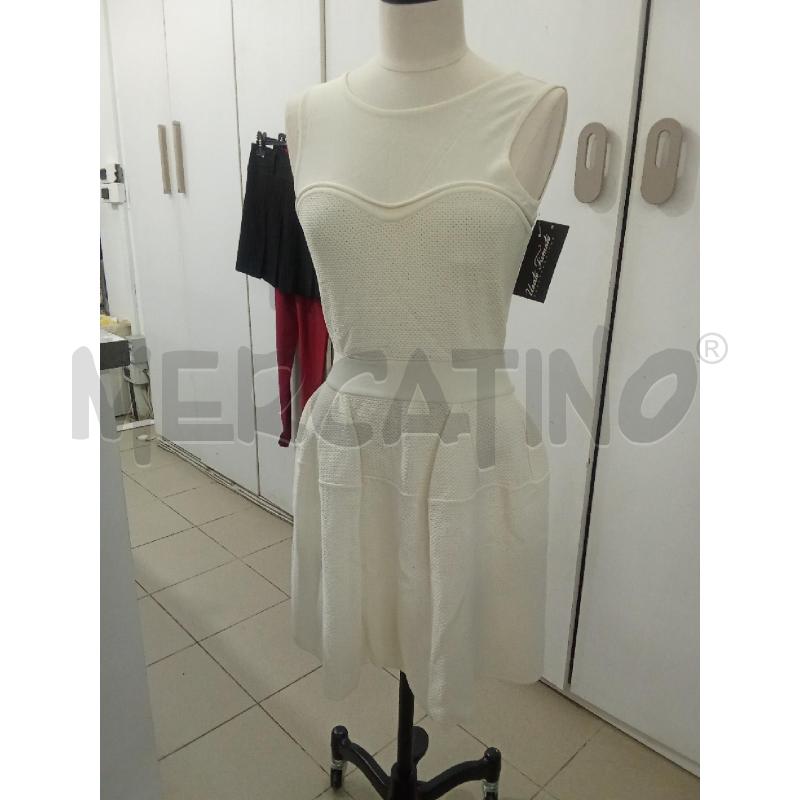VESTITO DONNA PINKO BIANCO GIROMANICA  | Mercatino dell'Usato Benevento 3