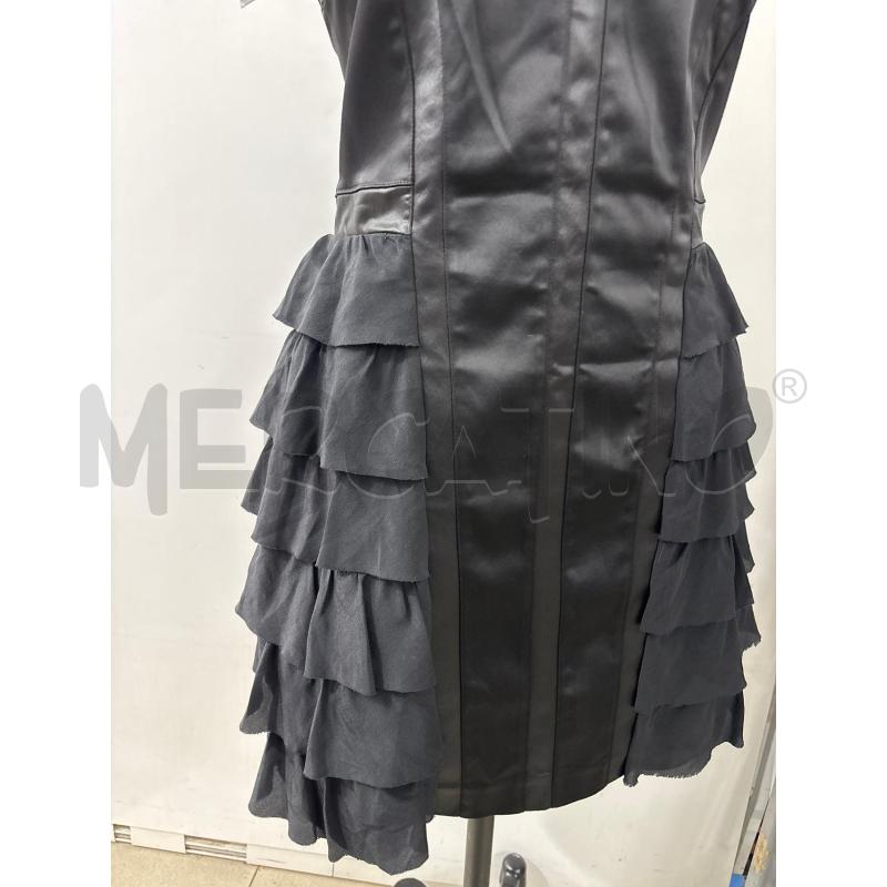 VESTITO DONNA PINKO NERO CON BALZE LATERALI SPALLINE | Mercatino dell'Usato Benevento 2