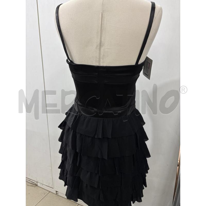 VESTITO DONNA PINKO NERO CON BALZE LATERALI SPALLINE | Mercatino dell'Usato Benevento 3