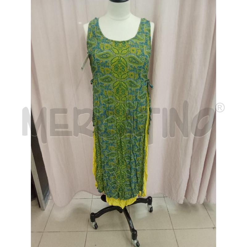 VESTITO DONNA PREMAMAM GIALLO BLU MAMMA DONNA CHICCO | Mercatino dell'Usato Benevento 1
