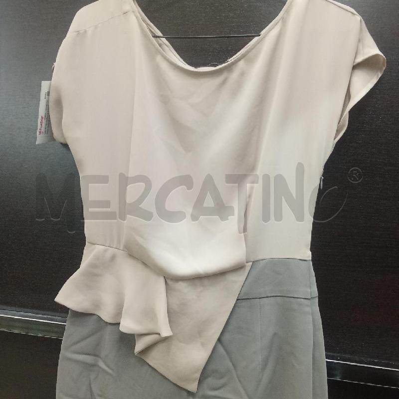 VESTITO DONNA ROSA GRIGIO MAX E CO ACETATO  | Mercatino dell'Usato Benevento 2