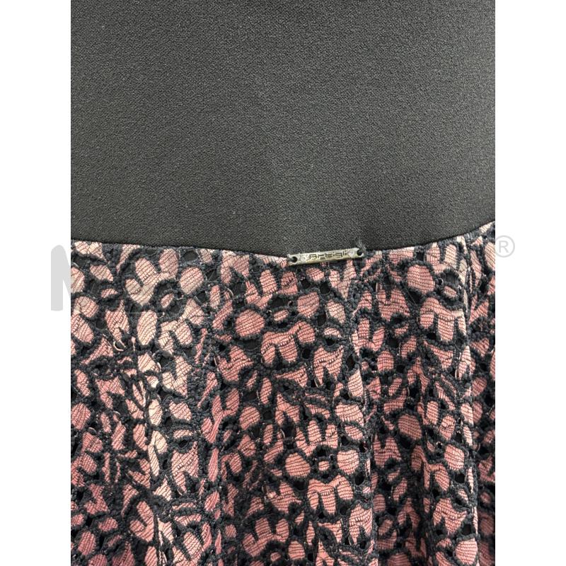VESTITO DONNA ROSA NERO FASCIATO IN VITA ARTIGLI | Mercatino dell'Usato Benevento 2