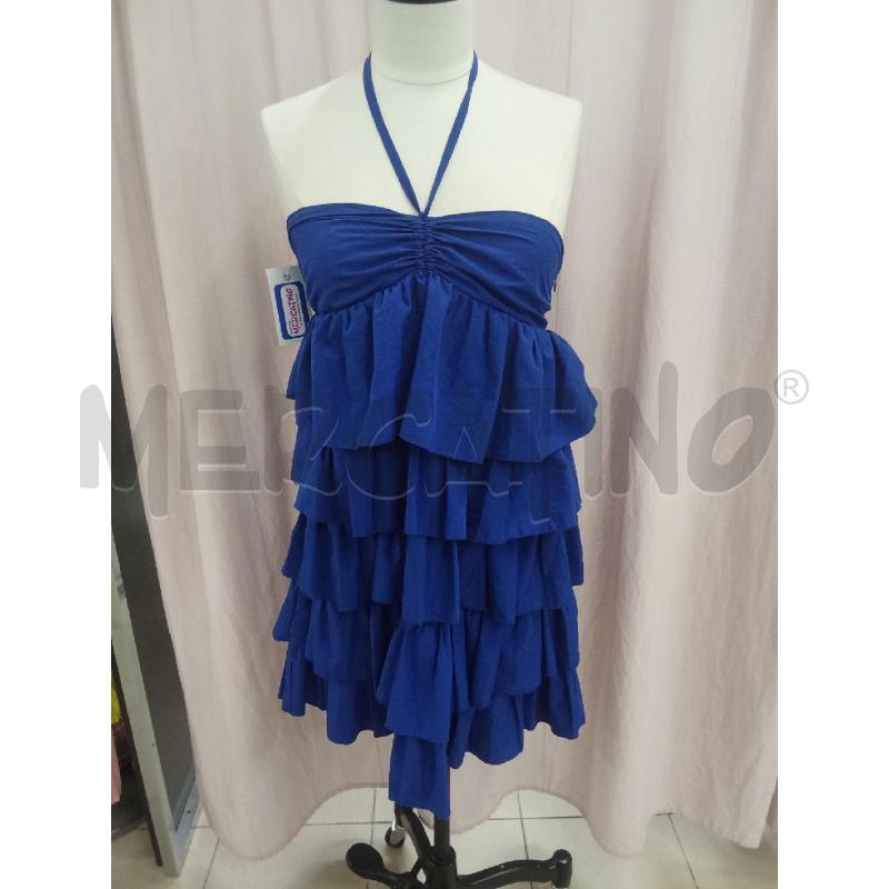 VESTITO DONNA TOP BLU CON BALZE FORNARINA | Mercatino dell'Usato Benevento 1