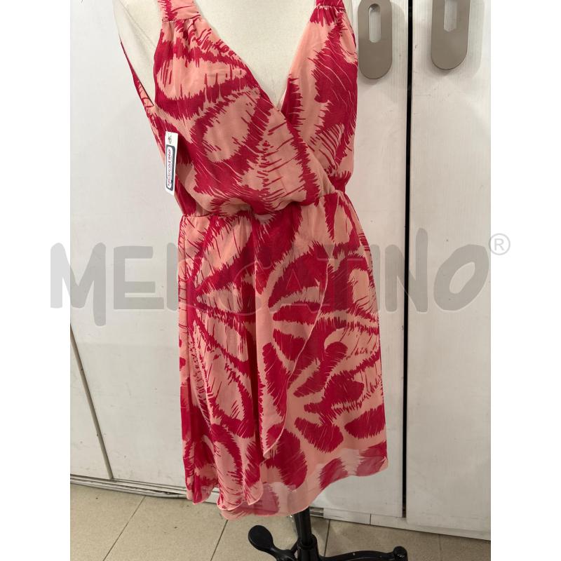 VESTITO DONNA VELATO ROSA E FUCSIA MOTIVI | Mercatino dell'Usato Benevento 1