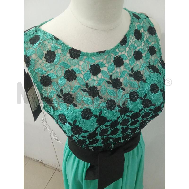 VESTITO DONNA VERDE E NERO TOP TRAFORATO BAGATELLE | Mercatino dell'Usato Benevento 2