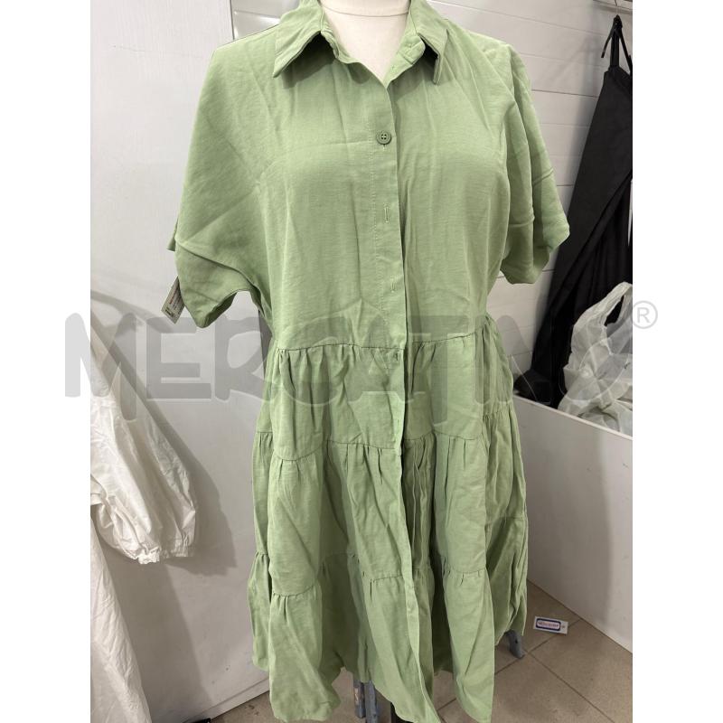 VESTITO DONNA VERDE MOD. CAMICIA SILVIAN HEACH | Mercatino dell'Usato Benevento 1