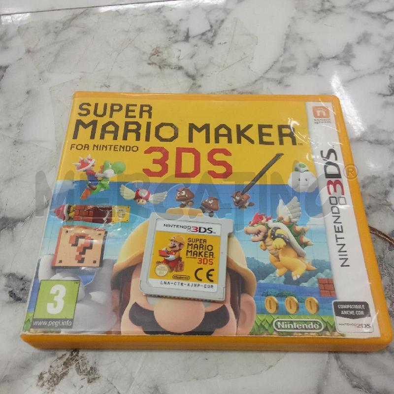 VIDEO GIOCO SUPER MARIO MAKER 3DS  | Mercatino dell'Usato Benevento 1