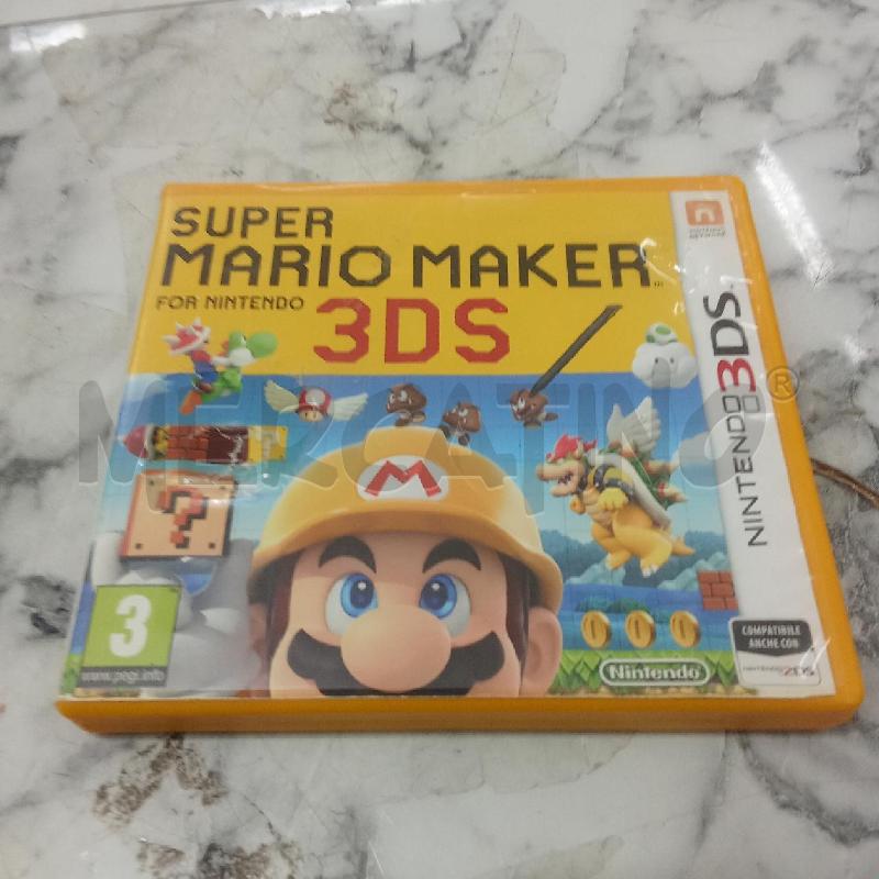 VIDEO GIOCO SUPER MARIO MAKER 3DS  | Mercatino dell'Usato Benevento 2