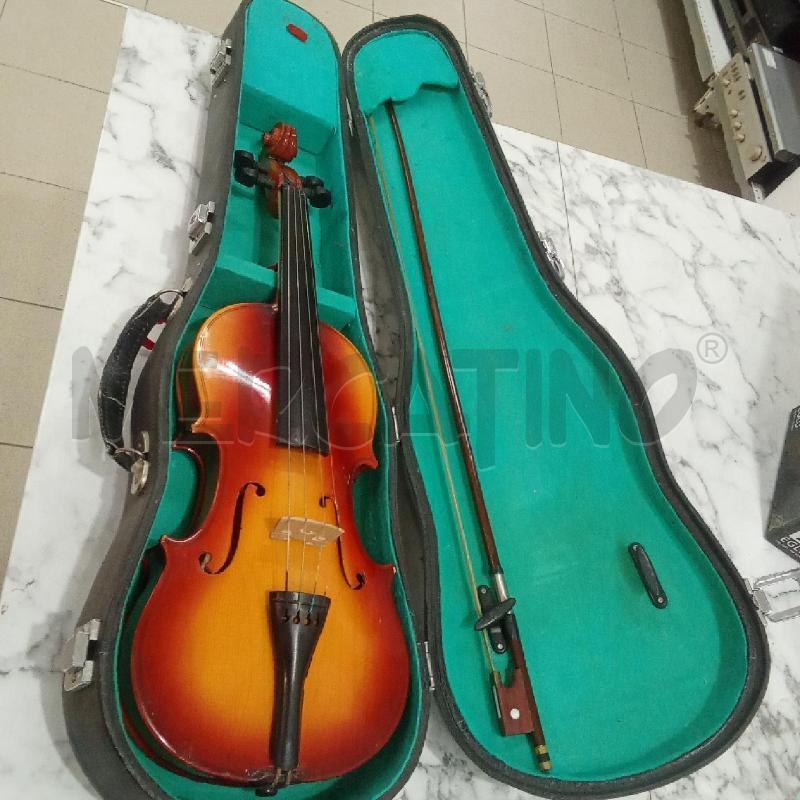 VIOLINO LEGNO MARRONE CHIARO SCURO | Mercatino dell'Usato Benevento 4