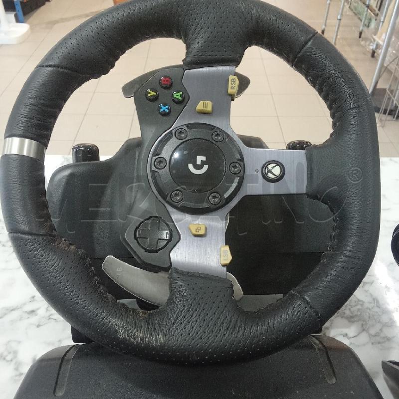 VOLANTE E PEDALIERA GIOCO+CAMBIO X XBOX/COMPUTER NERO LOGITECH | Mercatino dell'Usato Benevento 3