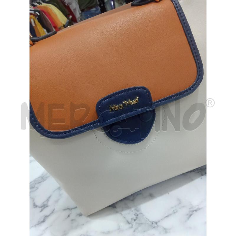 ZAINETTO DONNA BEIGE ARANCIO BLU MIMI MUA | Mercatino dell'Usato Benevento 4