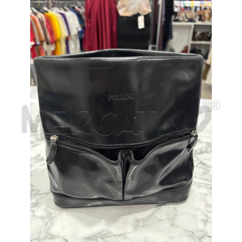 ZAINO DONNA NERO POLLINI CON TASCHE ZIP | Mercatino dell'Usato Benevento 1