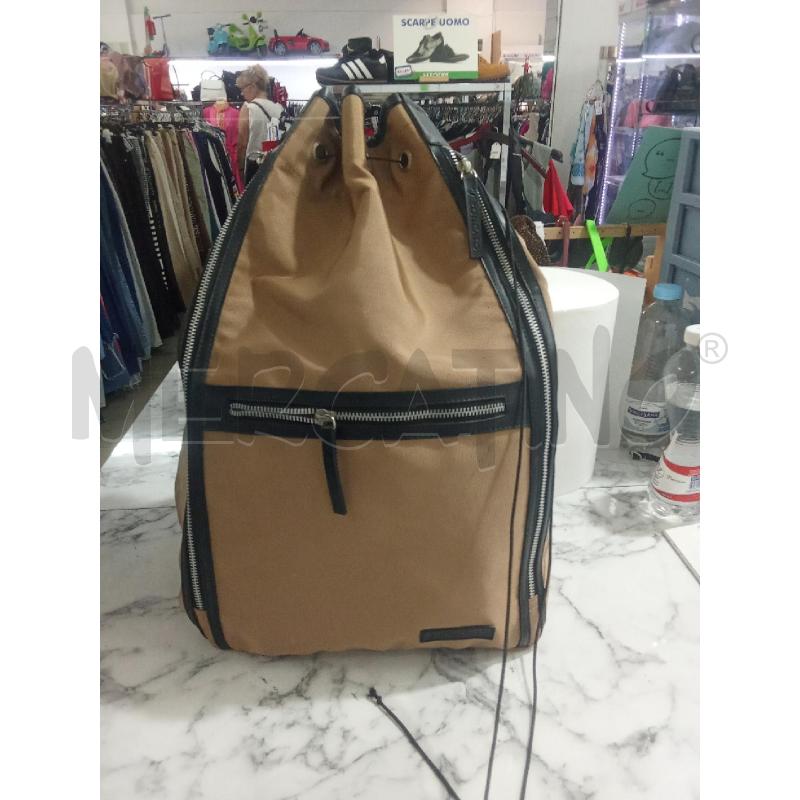 ZAINO MONOSPALLA BEIGE RONCATO BORDINO NERO MODELLO A SACCO | Mercatino dell'Usato Benevento 1