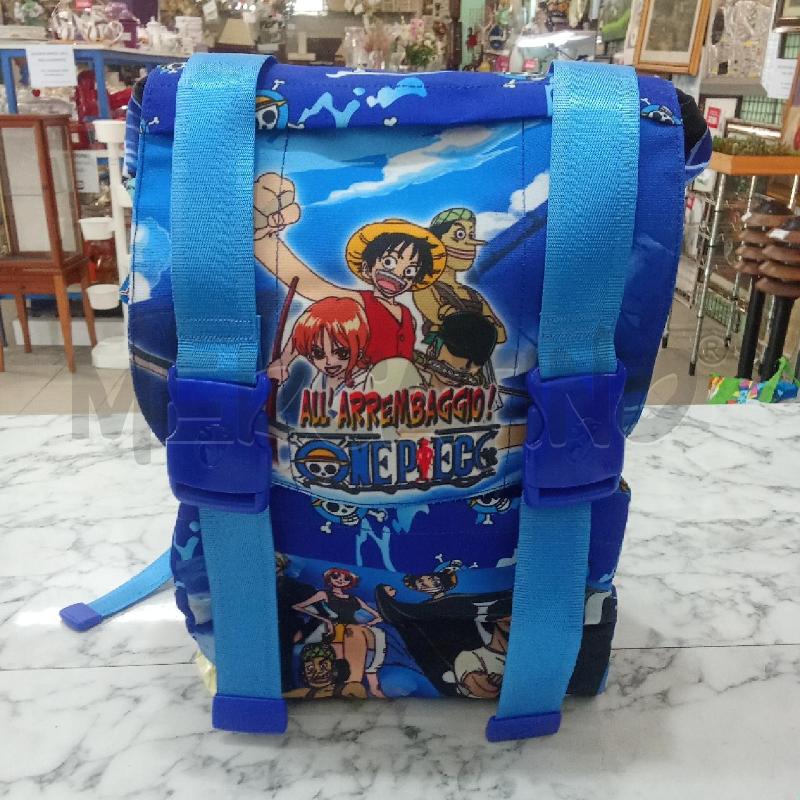 ZAINO SCUOLA BLU ONE PIECE  | Mercatino dell'Usato Benevento 1