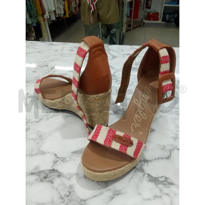 ZEPPA PAGLIA LACCETTO BIANCO E ROSSO WRANGLER | Mercatino dell'Usato Benevento 1