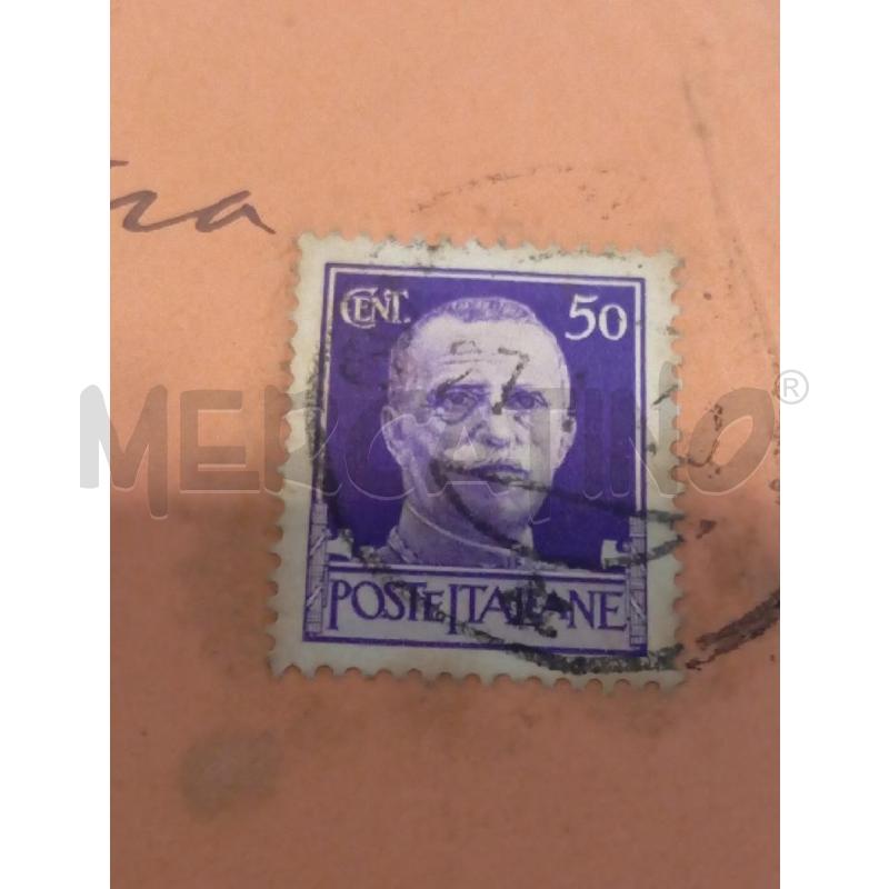 FRANCOBOLLO VITTORIO EMANUELE SU BUSTA | Mercatino dell'Usato San salvatore telesino 3