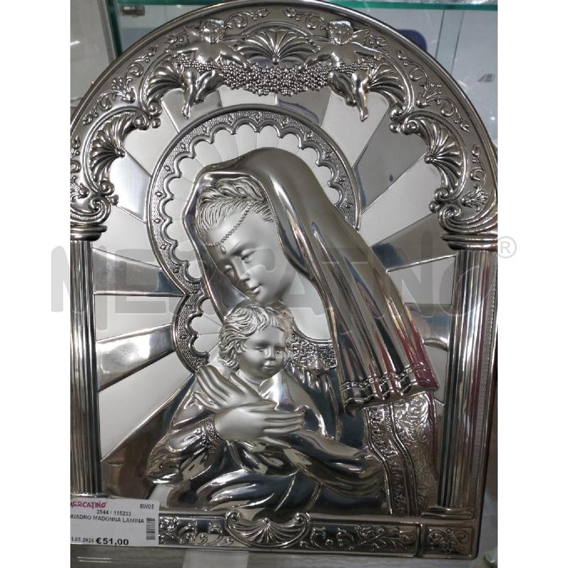 QUADRO MADONNA LAMINA | Mercatino dell'Usato San salvatore telesino 1