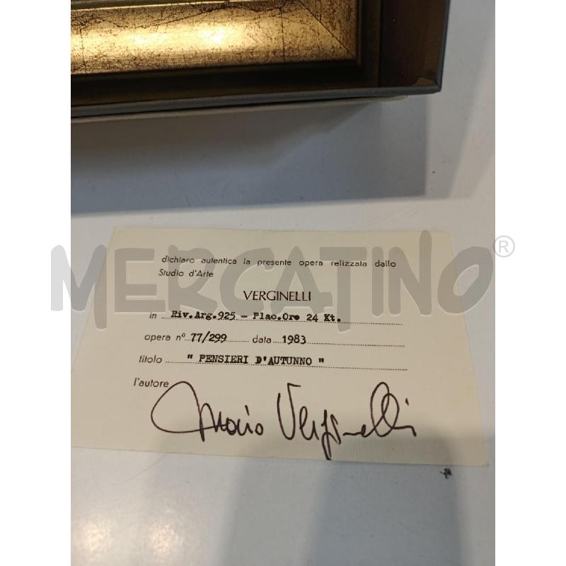 QUADRO PENSIERI D'AUTUNNO MARIO VERGINELLI | Mercatino dell'Usato San salvatore telesino 4