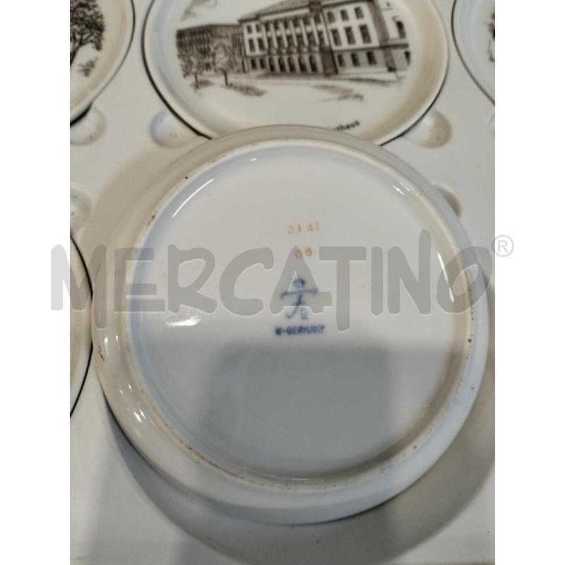 SOTTO BICCHIERI PZ.6 PORCELLANA | Mercatino dell'Usato San salvatore telesino 3