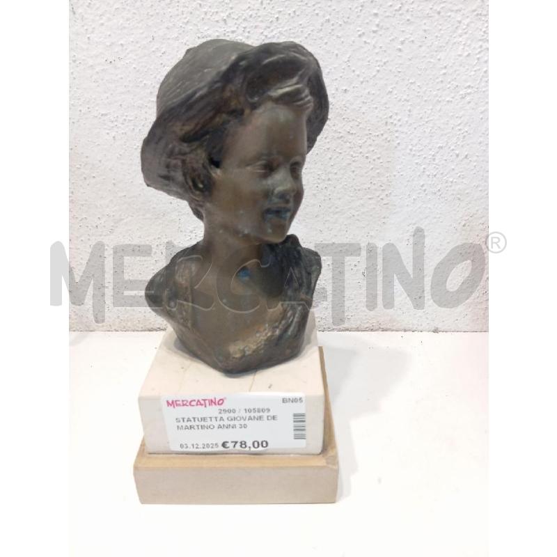 STATUETTA GIOVANE DE MARTINO ANNI 30 | Mercatino dell'Usato San salvatore telesino 1
