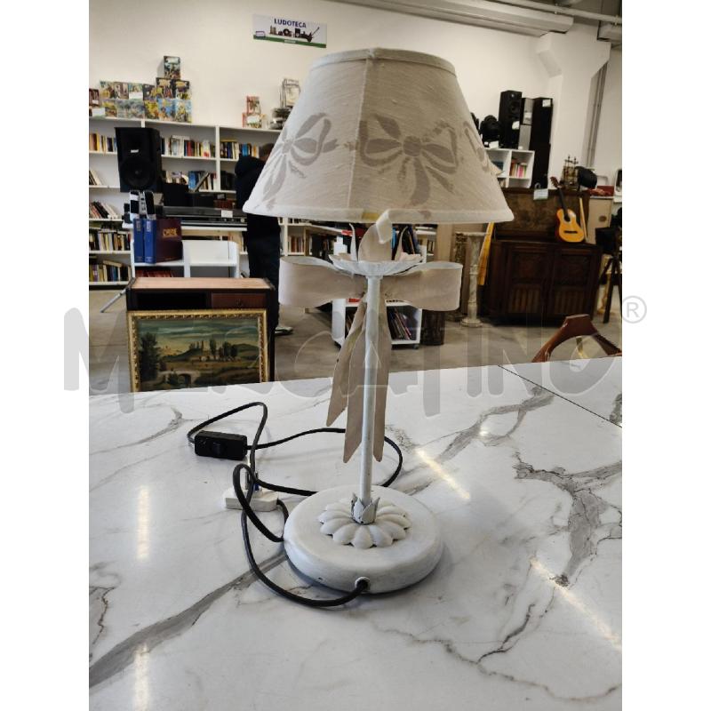 ABAT JOUR SHABBY CHIC BIANCA FIOCCO  | Mercatino dell'Usato San giorgio del sannio 3