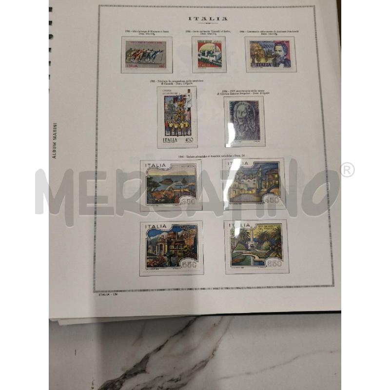 ALBUM MARINI FRANCOBOLLI ITALIA DAL 1980 A1995 | Mercatino dell'Usato San giorgio del sannio 2