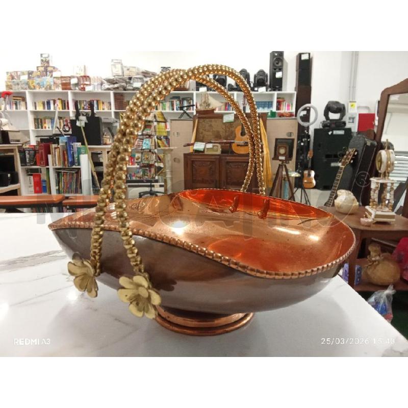 ALZATINA RAMATA MANICO OTTONE FIORI  | Mercatino dell'Usato San giorgio del sannio 1