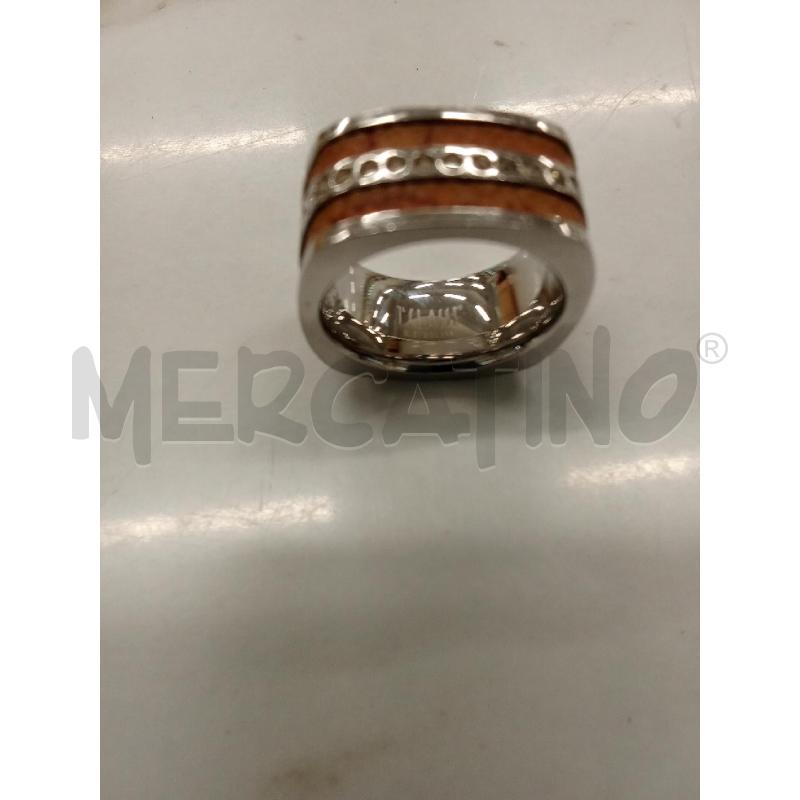 ANELLO DONNA ALVIERO MARTINI PRIMA CLASSE MARRONE STRASS ARGENTATI  | Mercatino dell'Usato San giorgio del sannio 3