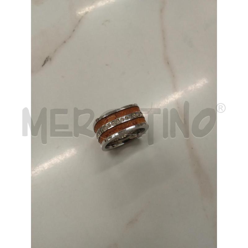ANELLO DONNA ALVIERO MARTINI PRIMA CLASSE MARRONE STRASS ARGENTATI  | Mercatino dell'Usato San giorgio del sannio 4