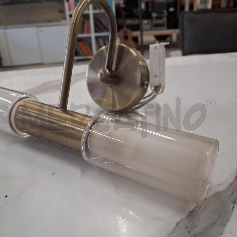 APPLIQUE COPPIA DORATE VETRO  | Mercatino dell'Usato San giorgio del sannio 2