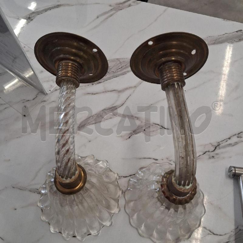 APPLIQUE MURANO COPPIA MURANO  | Mercatino dell'Usato San giorgio del sannio 2