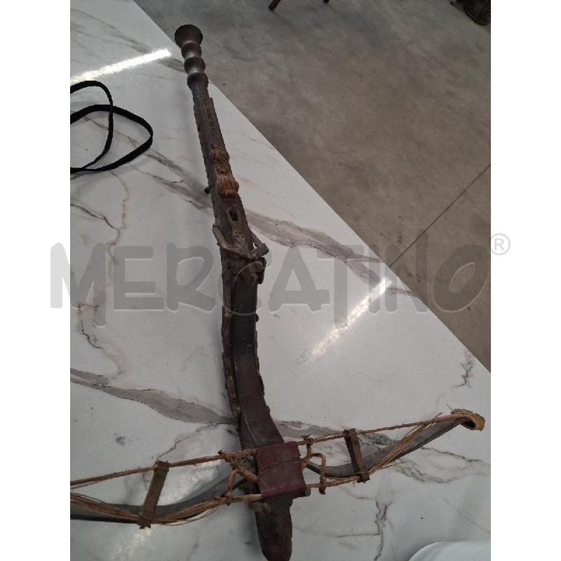 BALESTRA LEGNO APPLICAZIONI METALLO  | Mercatino dell'Usato San giorgio del sannio 2