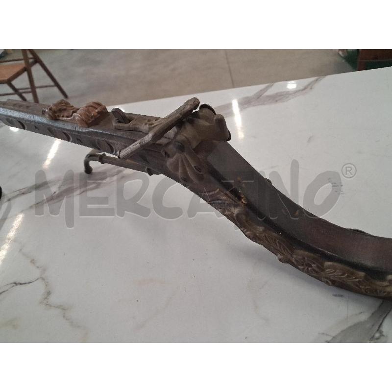 BALESTRA LEGNO APPLICAZIONI METALLO  | Mercatino dell'Usato San giorgio del sannio 5