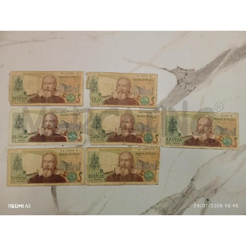 BANCONOTE VECCHIE LIRE DUEMILA | Mercatino dell'Usato San giorgio del sannio 2